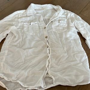 white button down shirt